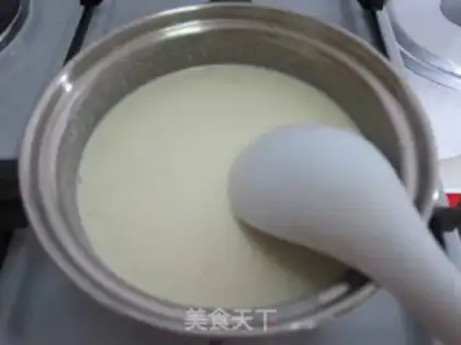 Make Fresh milk ice cream step 2