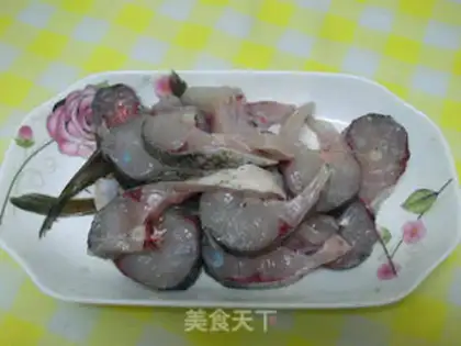 Make Red-burned fish step 1