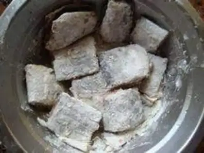 Make Dry-burned fish step 3