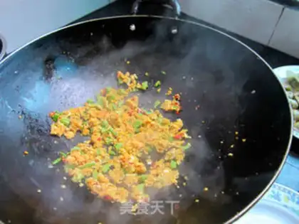Make Egg fried fish seeds step 6