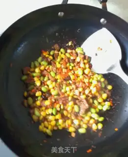 Make Five colours of cooking rice step 4