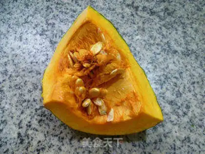 Make White sesame fried Japanese pumpkins step 0