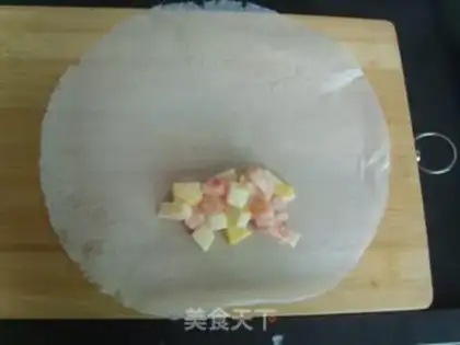 Make Cream fruit salad step 3