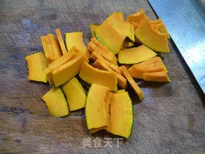 Make White sesame fried Japanese pumpkins step 3