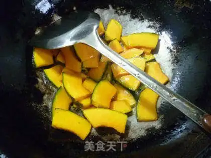 Make White sesame fried Japanese pumpkins step 6