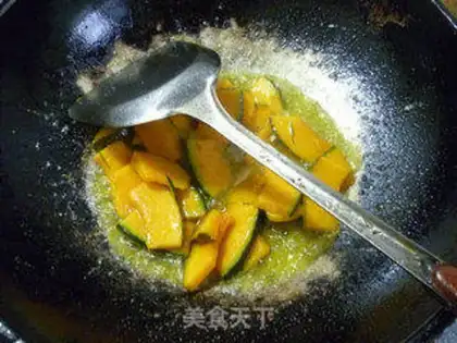 Make White sesame fried Japanese pumpkins step 10