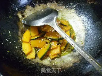 Make White sesame fried Japanese pumpkins step 11