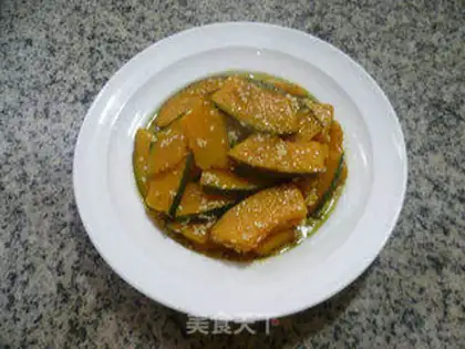 Make White sesame fried Japanese pumpkins step 12