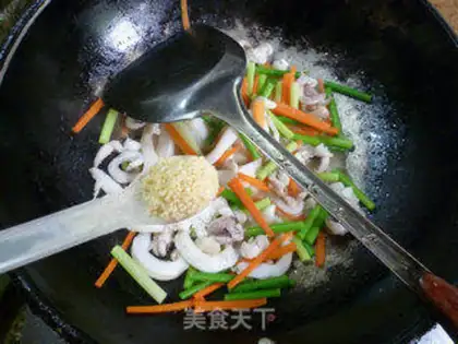Make Garlic squid step 11