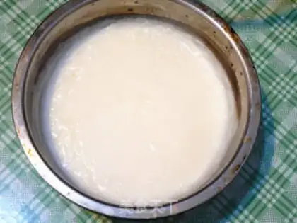 Make Coconut white cake step 3