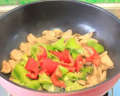 Make Pepper screech mushrooms step 3