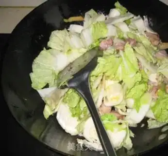 Make Frozen tofu cabbage step 2