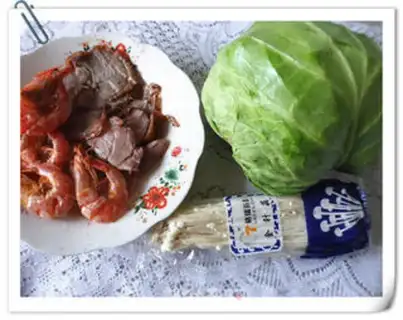 Make Duck noodles for shrimp step 0