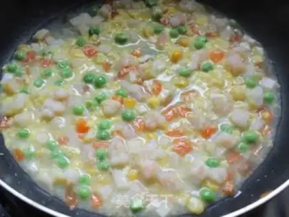 Make Vegetable seafood soup step 4