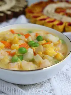 Make Vegetable seafood soup step 5