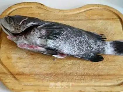Make Steamed plaster fish step 0