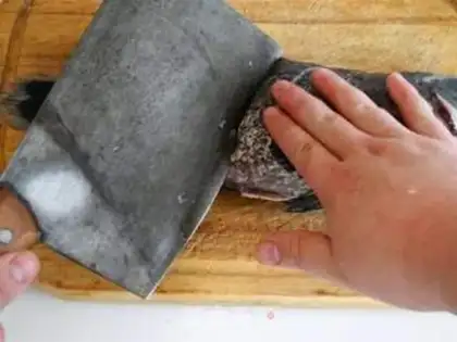 Make Steamed plaster fish step 1