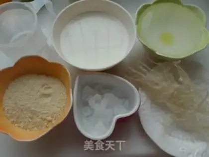 Make Almond tofu step 0