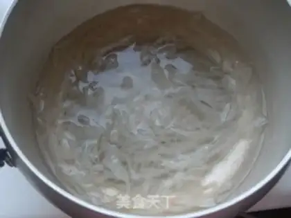 Make Almond tofu step 1