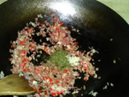 Make Bacon roll step 4