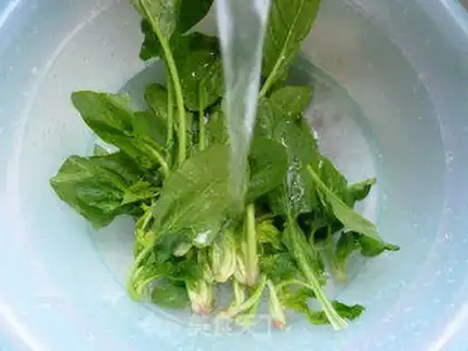 Make The spinach is on fire step 3