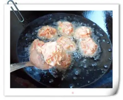 Make Dried fried balls step 3