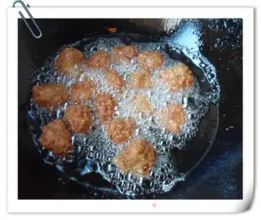 Make Dried fried balls step 5