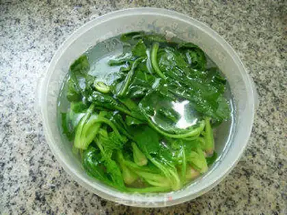 Make The spinach is on fire step 6