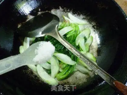 Make The spinach is on fire step 11