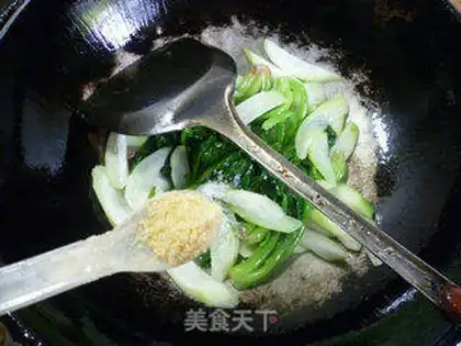 Make The spinach is on fire step 12