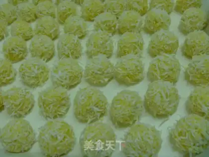 Make Creamed coconut ball step 10