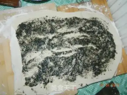 Make Black sesame waffles step 4