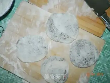 Make Black sesame waffles step 7