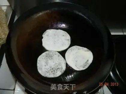 Make Black sesame waffles step 8