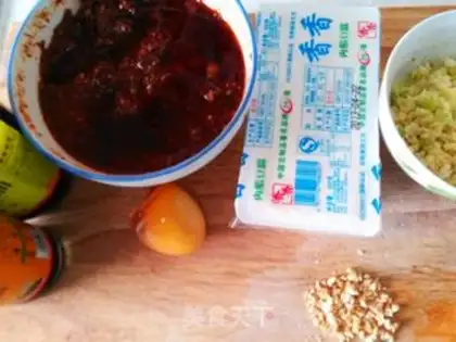 Make Eggs and tofu step 0