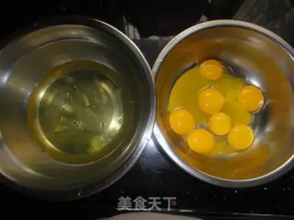Make Milk blueberry cake step 1