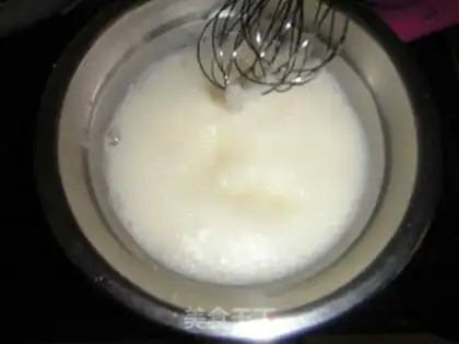 Make Milk blueberry cake step 5