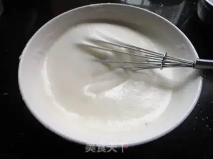Make Milk blueberry cake step 6