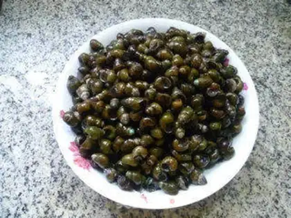 Make Scrambled snails step 0