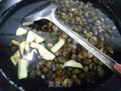Make Scrambled snails step 6