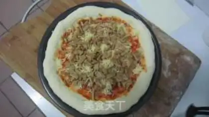 Make Pineapple ham pizza step 10