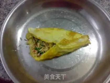 Make Egg roll step 10