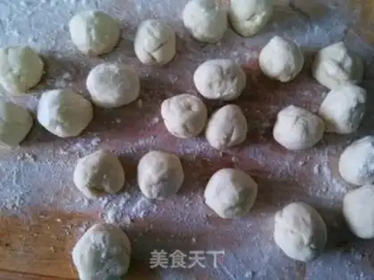 Make Fried dumplings step 2