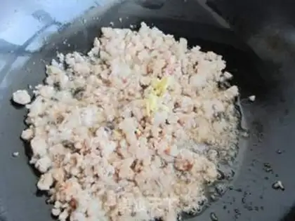 Make The meat and the garlic step 7