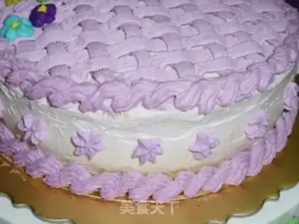 Make Basket cake step 15