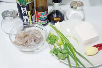Make Shrimp tofu step 0
