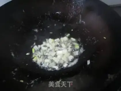 Make Ham and rice step 3