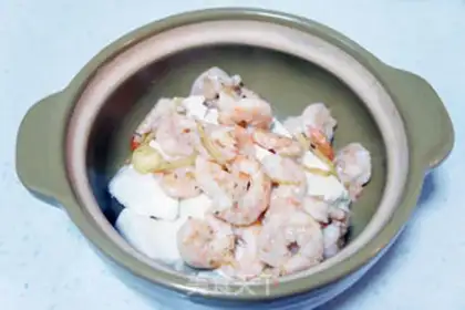 Make Shrimp tofu step 7
