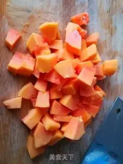 Make The papaya silver ear step 2