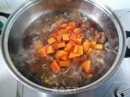 Make The papaya silver ear step 3